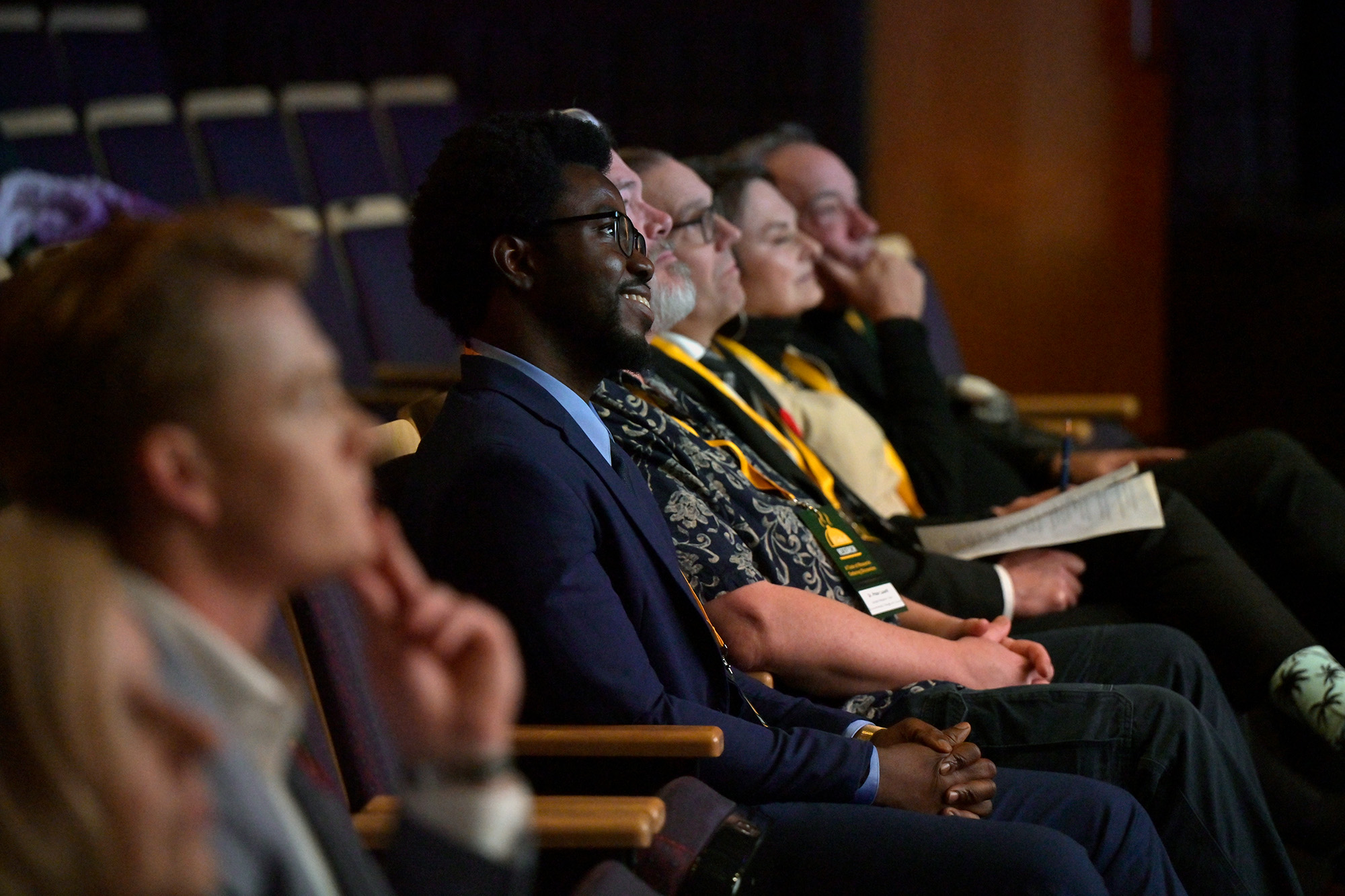 Speakers at the taste of research