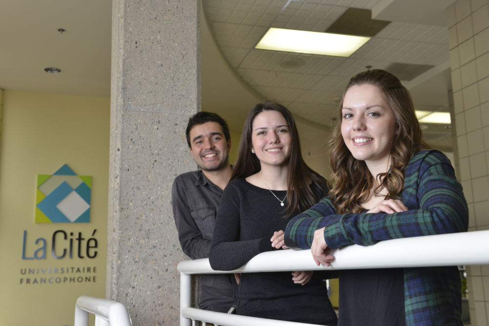 Smiling students