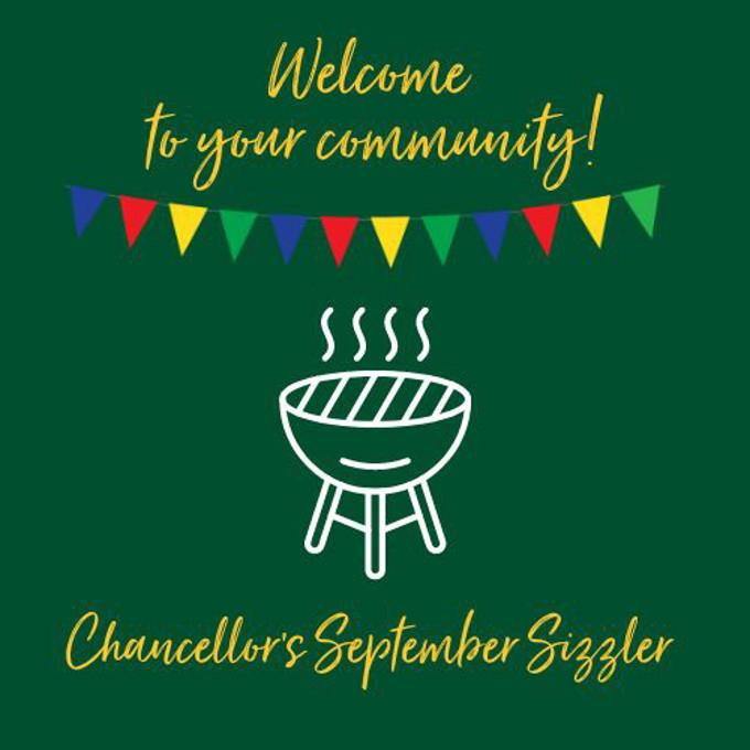 Chancellor's September Sizzler BBQ Graphic