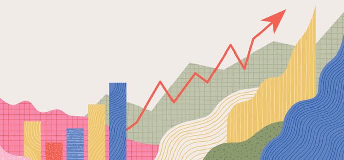 Multi-coloured graphs.