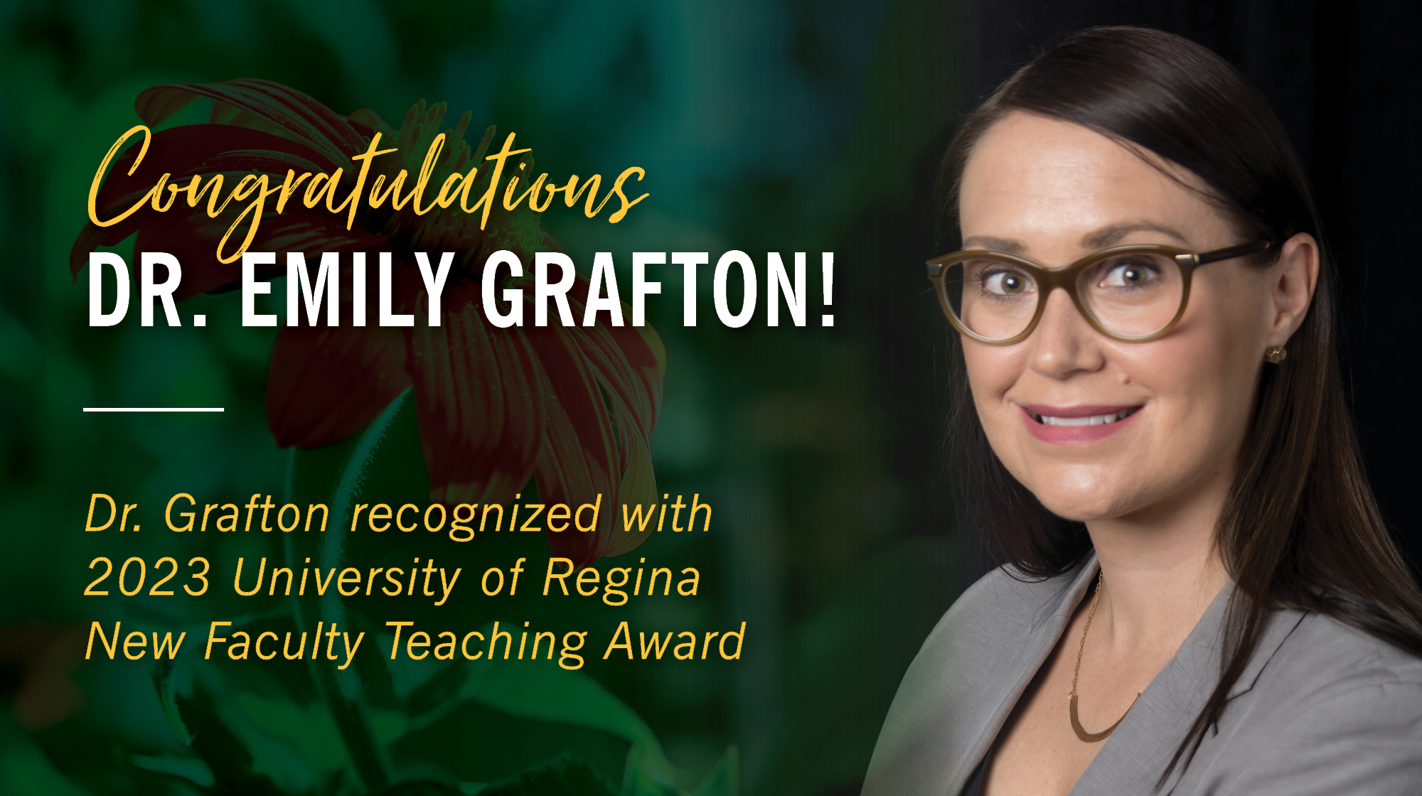 Announcement - Dr. Emily Grafton