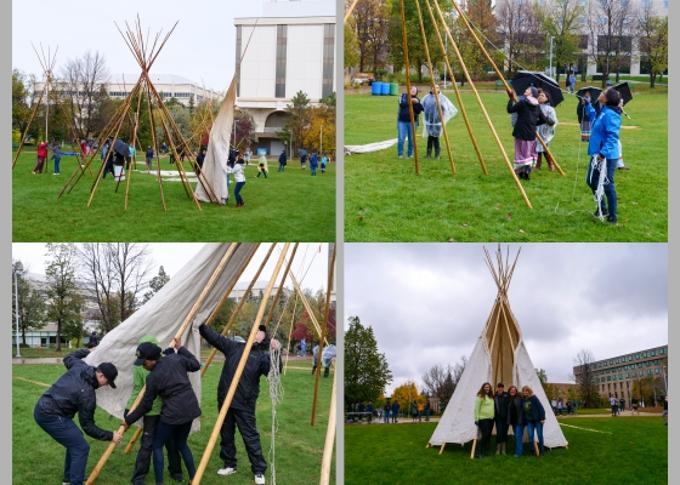 tipi raising competition