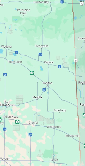 Map of bat research area