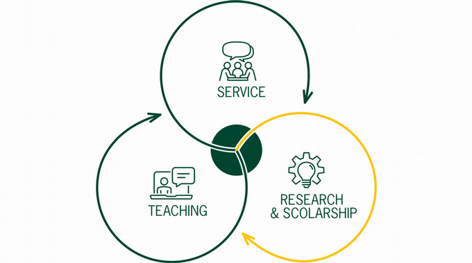 graphic of academic ecosystem for faculty of nursing