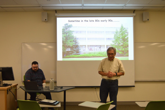 Photos taken during the seminar talk