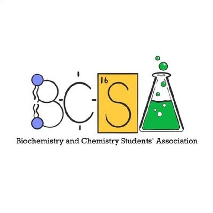 University of Regina's Biochemistry and Chemistry Students Association logo. 