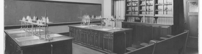 Picture of an old chemistry lab