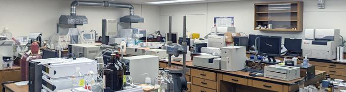Image of a room filled with scientific instruments