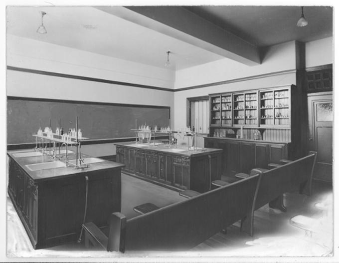 Picture of old chemistry lab