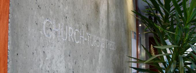 Church Turing Thesis engraved in the RIC wall