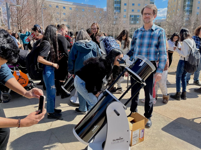 person standing with a drum