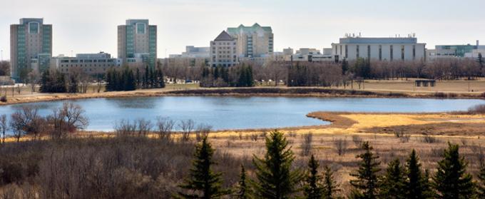 View of Campus and Wascana Lake