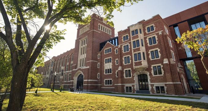 Front face of the College Avenue campus