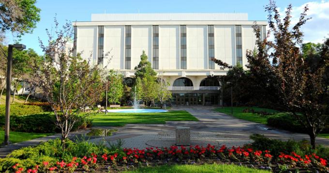 View of the Archer Library