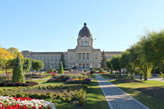 Saskatchewan legislative building.