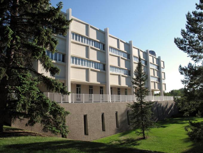 Exterior view of the Classroom Building