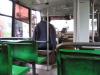 Interior of public bus