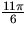 $\frac{11\pi}{6}$